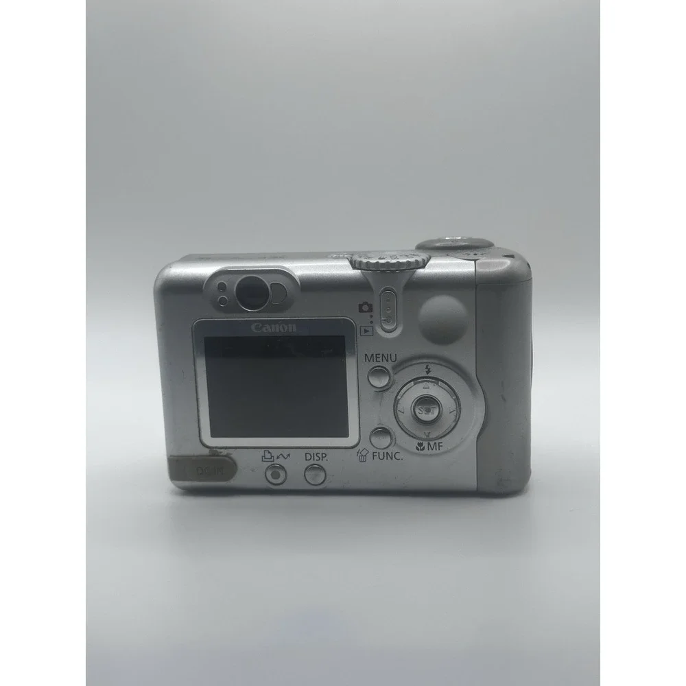 Canon PowerShot A85 4.0MP Digital Camera Silver UNTESTED For Parts/repair